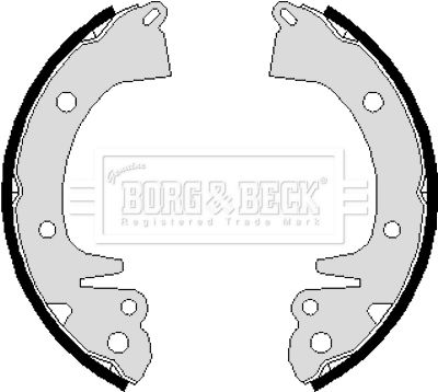 BORG & BECK Piduriklotside komplekt BBS6085